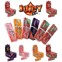 Juicy Jay's - Connoisseur Flavored Rolling Papers w Tips 1 1-4 (32ct) Display of 24 (MSRP $2.99ea)