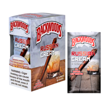 Backwoods - Cigar Wraps (3ct) Display of 10 - Russian Cream (MSRP $3.99ea)
