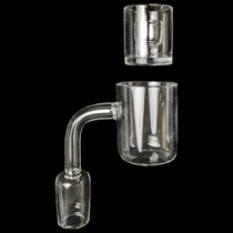 30mm Double Cup Insert Quartz Banger Set (MSRP $40.00)