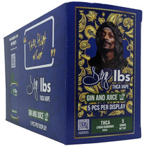 Dogg lbs - 5g THCA Vape - Display of 5 - Case of 20