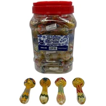 Everyday - 2.5" Fancy Spoon Hand Pipe - 65ct Jar (MSRP $10.00ea)