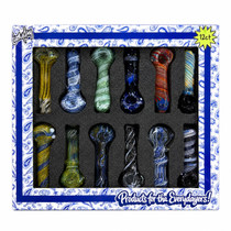 Everyday - 4" Vibrant Swirl Glass Hand Pipe - 12ct Display (MSRP $15.00ea)