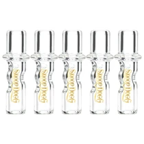 Snoop Dogg - Glass Tips - 5pk Pouch - Crystal Clear Barrel (MSRP $5.00ea)