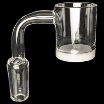25mm Flat Top 5mm White Bottom Quartz Banger (MSRP $40.00)