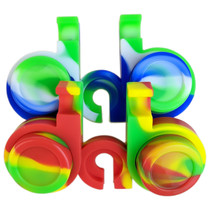 Silicone Assorted Dual Storage Dab Set - Single (MSRP $10.00)