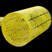 High Grade 25mm Etched Lemon Drop Quartz Banger - Deco - 14M 90 Degree (MSRP $40.00)