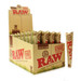 RAW® - Organic Hemp Pre-Rolled Cone King Size (3ct) - Display of 32 (MSRP $3.00ea)
