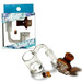 25mm 4mm Flat Bottom Quartz Banger Set with Directional Carb Cap and 2 6mm Pearls - 14M90 (MSRP $20.00)