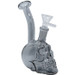 Death Row Records - 5.5" Metallic Skull Water Pipe - with 14M Bowl