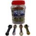 Everyday - 4" Assorted Dichro Spoon Hand Pipe - 30ct Jar (MSRP $10.00ea)