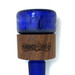 Snoop Dogg - 8" Wood Grain Frosted Paisley Straight Water Pipe with Matching 14M Bowl - Blue (MSRP $99.99)
