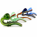 Everyday - 4" Rasta Art Slime Color Sherlock Hand Pipe - 10ct Display (MSRP $15.00ea)