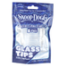 Snoop Dogg - Glass Tips - 5pk Pouch - Crystal Clear Flat Tip (MSRP $5.00ea)