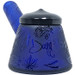 Dogg lbs - 5" Sitting Frosted Paisley Spoon Hand Pipe with Cap - Blue