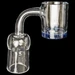 25mm Flat Top Colored Bottom Quartz Banger (MSRP $35.00)