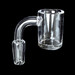 25mm Dia. 3mm Flat Top 4mm Clear Base Quartz Banger - 90 Degree (MSRP $30.00)