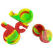 Silicone Assorted Dual Storage Dab Set - Single (MSRP $10.00)