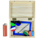 6.25" x 4.5" Wooden Box Silicone Dab Set - SINGLE (MSRP $25.00)