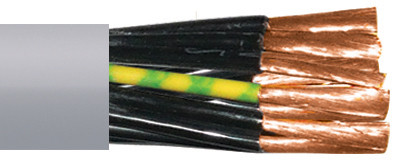 CABLE GAALFLEX CONTROL 600 1000V style 21179 90°C GREY RAL 7001 / BK NMBRD + Y/G 5gAWG14 (5g2.50)
