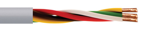 GAALFLEX DATA CABLE LiYY bare 300/300 V GREY RAL 7001 / DIN47100 2x0,25 SQMM.