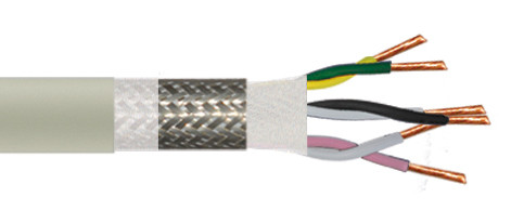 CABLE FLEXIDRUM TD 210 C TP 300/300 V GREY RAL 7032 / DIN47100 2x2xAWG20 (2x2x0.50  SQMM)