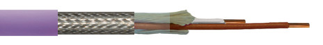 CAN-BUS CABLE 627 UL 300/300 V VIOLET RAL 4001/4005 / DIN47100 2xAWG22