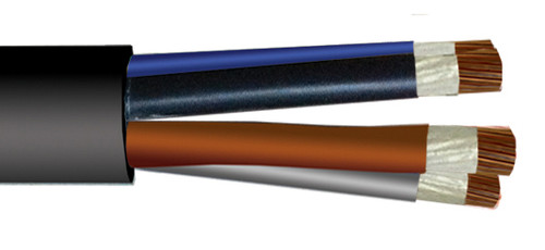 GAALSHIP MARINE CABLE HF 1000 FR red cu cl.5 0.6/1 KV BLACK RAL 9004 / HD 308S2 W/O Y/G 4x95 SQMM