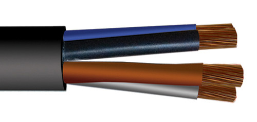 GAALSHIP MARINE CABLE HF 1000 red cu cl.5 0,6/1 KV BLACK RAL 9004 / BK 1x70 SQMM