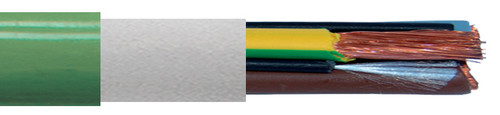 INDUSTRIAL LV CABLE FG16OM16 0.6/1 KV GREEN RAL 6018 / HD 308S2 + Y/G 3g16 SQMM
