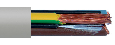 INDUSTRIAL LV CABLE FG16R16 0.6/1 KV GREY RAL7035/ BK 1x95 SQMM