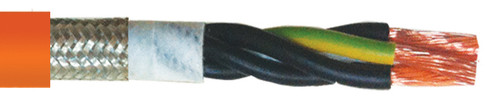 GAALFLEX SERVO CABLE T 830 C 1000 V ORANGE RAL 2003 / BK NMBRD + Y/G 4gAWG16 (4g1.5 SQMM)