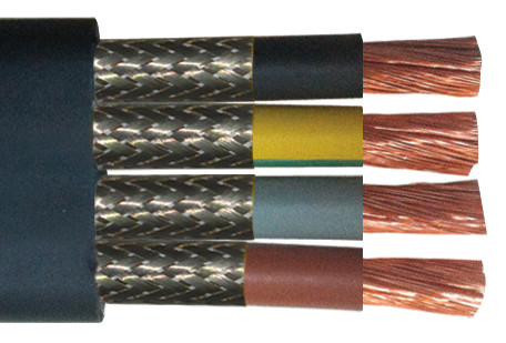 FLEXIFESTOON CABLE PV-FLAT CY VCVH6-F 0.6/1 KV BLACK RAL 9005 / HD 308S2 + Y/G 4g35 SQMM