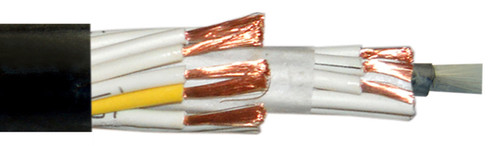 FLEXIFESTOON CABLE NGRDGOU 0,6/1 KV BLACK RAL 9005 / WH NMBRD+Y/G 4g4.00 SQMM