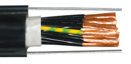 PENDANT CABLE LIFT-2S 300/500 V BLACK RAL 9005 / BK NMBRD W/O Y/G 20x1 SQMM