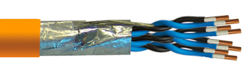 GAALSHIP MARINE INSTRUM.CABLE HF 250 OS FR red cu cl.2 150/250 V ORANGE RAL 2010 1x2x0.75 SQMM