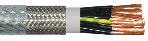 CABLE GAALFLEX CONTROL 500 SY TR 300/500 V TRANSPARENT / BK NMBRD W/O Y/G 2x2.50 SQMM