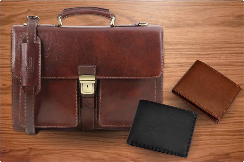 Bonus Leather Wallet with Top Brand Products