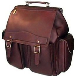 david king leather backpack