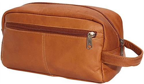 Edmond Leather Toiletry Bag Shaving Kit 