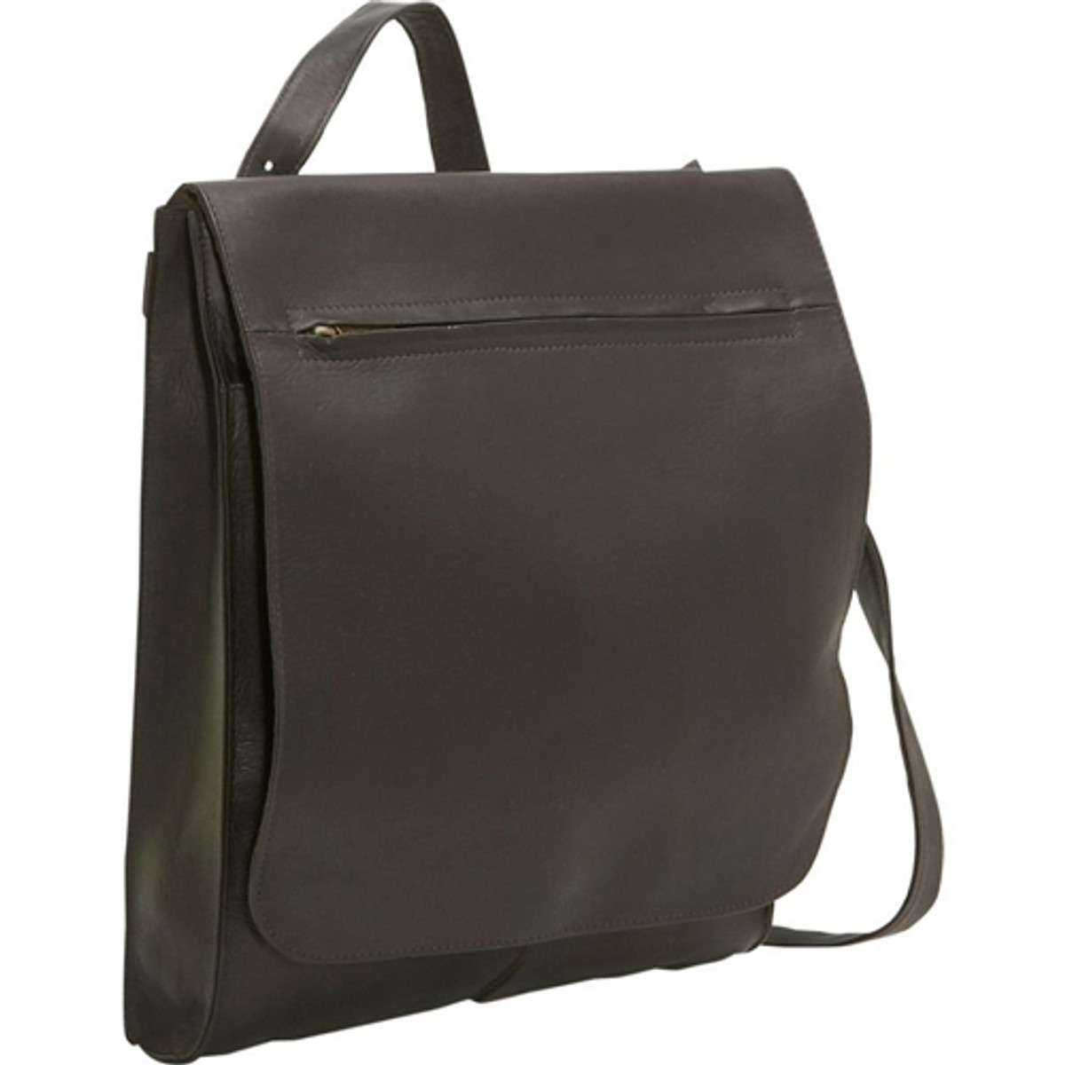 convertible messenger bag backpack leather