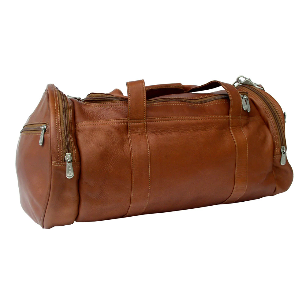Piel Leather Duffle Bag Sport Gym Bag 9520