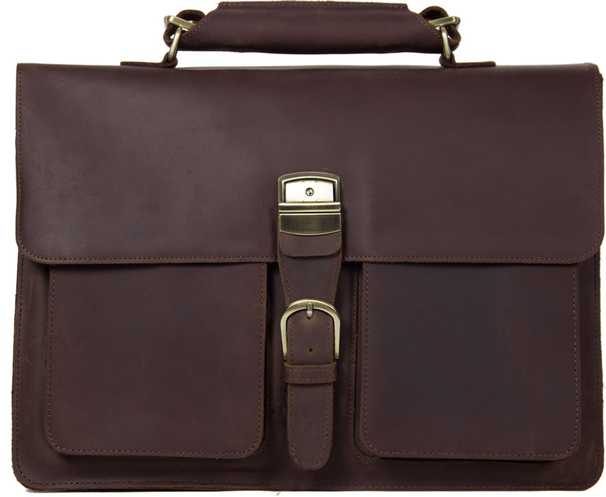 Pratt leather briefcase Clearance