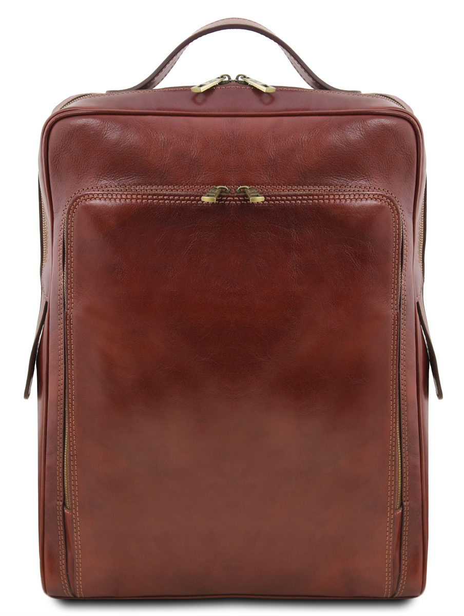 backpack tote leather