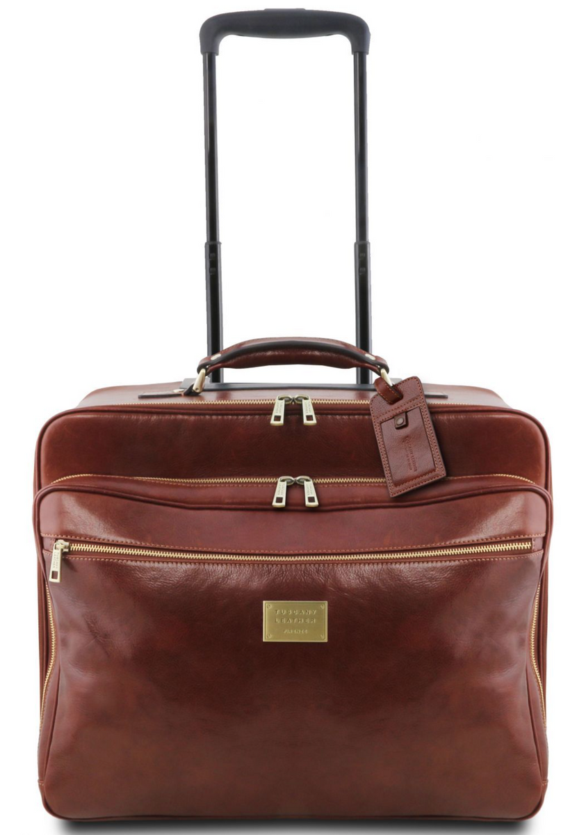 pilot briefcase leather