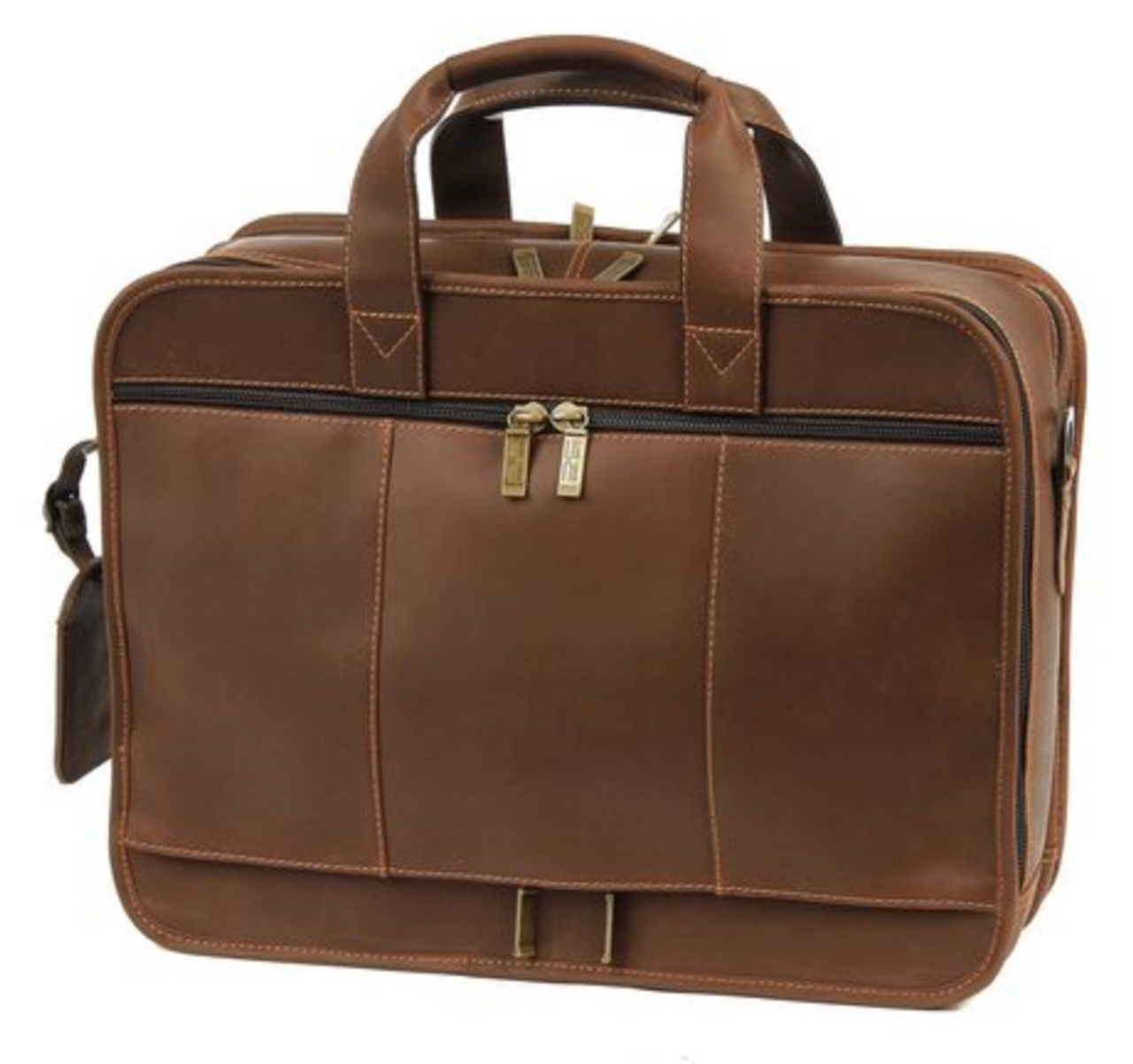 Claire Chase Executive Computer Briefcase Leather Briefcase 151E