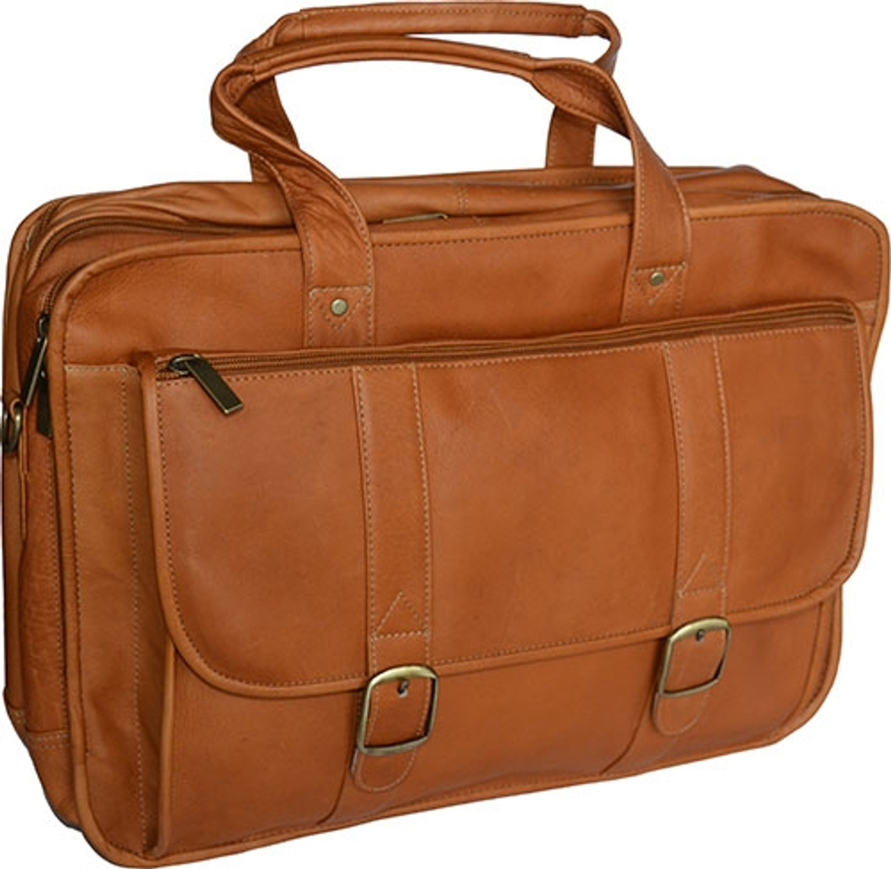 Edmond Leather Delegate Laptop Briefcase