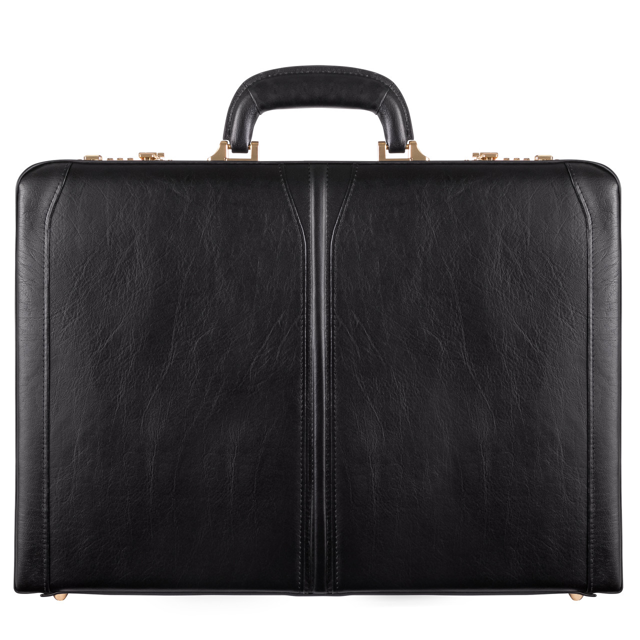 McKlein USA Long Beach Attache Case (Black)
