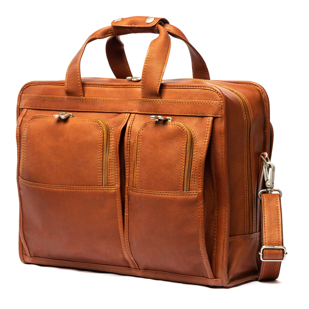 Piel Leather Professional Computer Portfolio Leather Briefcase 2045