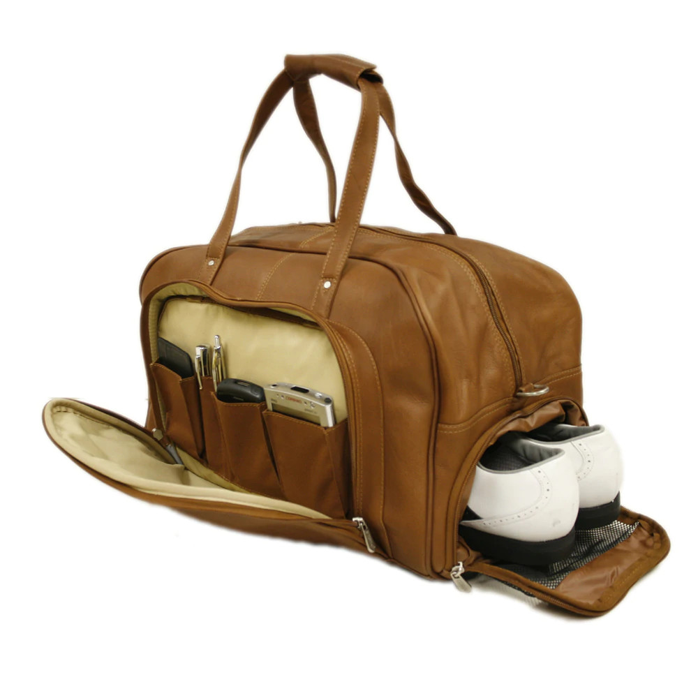 Piel Leather Carry On Leather Duffel Bag 2358 Piel Leather Duffle Bag