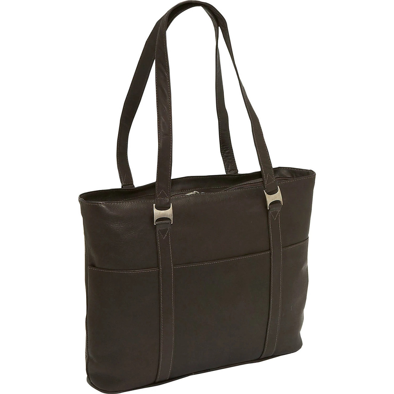 Piel Leather 2470 Computer Tote Bag